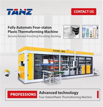 Plastik vakyòm fòme machin presyon negatif Pla fèy extrusion machin